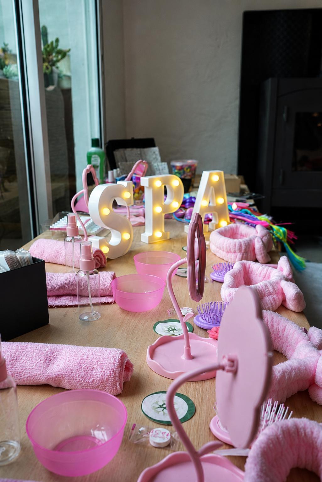 Mesa de spa pijamada